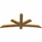 Ekena Millwork Alberta Rough Sawn Timber Gable Bracket, Western Red Cedar, 60"W x 27"H x 2"D x 4"F, 11/12 Pitch GBW060X27X0204ALB00RWR - alternate 3